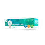 E27 2W LED spuldze G45 230v balta 5gab Forever Light ūdensizturīga