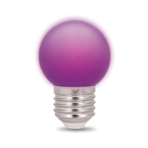 E27 2W LED-pirn G45 230v lilla 5tk Forever Light veekindel