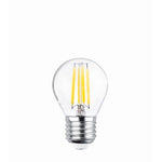 E27 4W (470Lm) LED hõõglamp, G45, COG läbipaistev, soe valge valgus 2700K