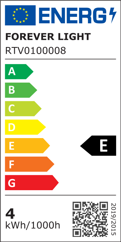 E27 4W (470Lm) LED glödlampa, ST64, COG klar, varmvitt ljus 2700K