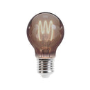 E27 4W(250Lm) LED Filament spuldze, A60, IP20, dūmu krāsā, silti balta gaisma 2000K