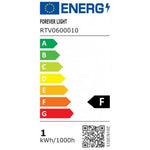 GU10 1W(90Lm) Forever LED-lampa, IP20, kallvitt ljus 6000K