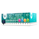 med solpanel 5,5m LED-ljuskälla med 10 FILAMENT-lampor, vardera 0,5W (300Lm) E12 G40, med högeffektiv solpanel 5,5V 1,5W 120mA, 3,7V 18650 Li 2200mAh, DC3V, IP44