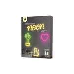 Neoon LED valgus "kass" soe valge, patarei + USB FLNEO3 Forever Light