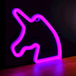 Neoon LED valgus UNICORN roosa nahkhiir+USB FLNEO1 Forever Light