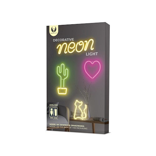 Neoon LED valgus UNICORN roosa nahkhiir+USB FLNEO1 Forever Light