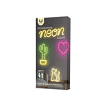 Неоновый светодиодный светильник "Кит" теплый белый, батарейки + USB FLNEO9 Forever Light