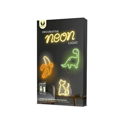 Neoon LED valgus SPACEMAN roosa sinine nahkhiir+USB FLNE13 Forever Light