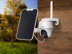REOLINK 4G Grozāmā solārā 4K Ultra HD (8 MP) 355° G440 videonovērošanas kamera ar GSM SIM kartes iespēju, cilvēku un transportlīdzekļu uztveršanu, nakts redzamību, time-lapse funkciju, 2 virzienu skaņa,mikrofons, bez saules paneļa.