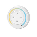 Mi-Light CCT dimmer, white, round, touch-sensitive, 2.4G/3V (2xAAA), wireless, range 30m