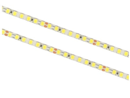 Cena par 1m_Profesionāla LED Lenta, 168/led, 17W/m, 24V, 2300lm/m, lentes platums - 5mm, ūdensnedroša IP20, neitrāli balta gaisma 4000K