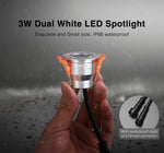 3W 12V LED Spot valgusti, süvistatav, ümmargune, IP66, CCT 1800K-6500K