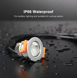 3W 12V LED Spot valgusti, süvistatav, ümmargune, IP66, CCT 1800K-6500K