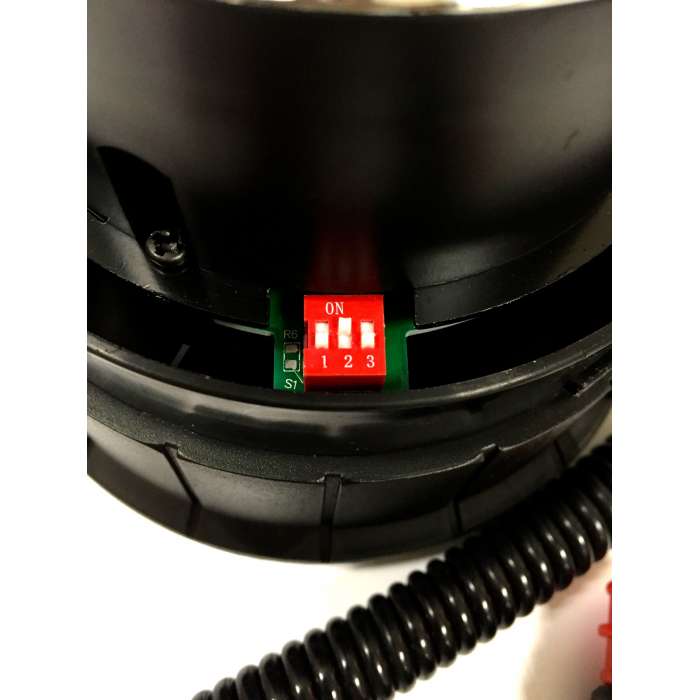 9-28V Mast Led 16W Cree Varningsljus (blinkande ljus) Orange, IP56, EC TA1 E9/E13 10R