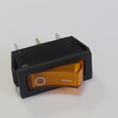 Подкапотный переключатель SW-RS1023AO, 1 полюс, 2 устойчивых положения ON-ON, прямой, янтарный, RoHS
