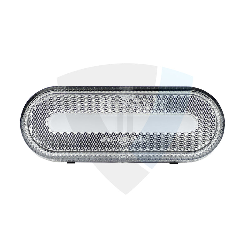 Светодиодный задний фонарь, 12-24 В, IP67, 49x124x22 мм, E9, белый