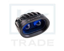 8W(800Lm) 10-30V 2 LED CREE lamp, IP67, blue light, 96/62/76 mm, up to 100m