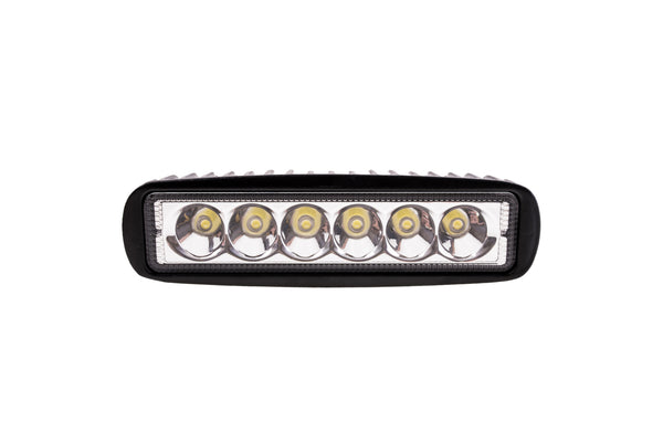 18W(1250Lm) 6LED work light - focused light, cold white light 6000K