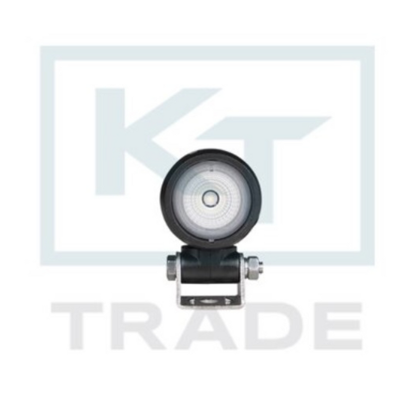 10W(800Lm) 10-30V 1 LED arbetslampa, IP68, kallvitt ljus 5700K
