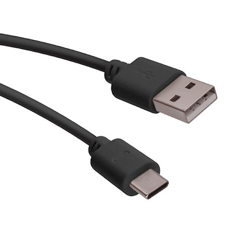 Forever kabelis USB - USB-C 1,0 m 1A melns