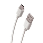 Forever kabelis USB - USB-C 1,0 m 2A balts