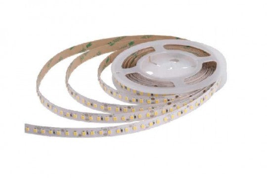 Augstas efektivitātes LED lente, 192LED, SMD2835 18W/m, CRI> 90, 3 SDCM, 24V, 10mm PCB, auksti balta 6500K, 3m spole