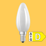 E14 5.5W(806Lm) LEDVANCE LED spuldze, IP20, dimmējama, silti balta gaisma 2700K
