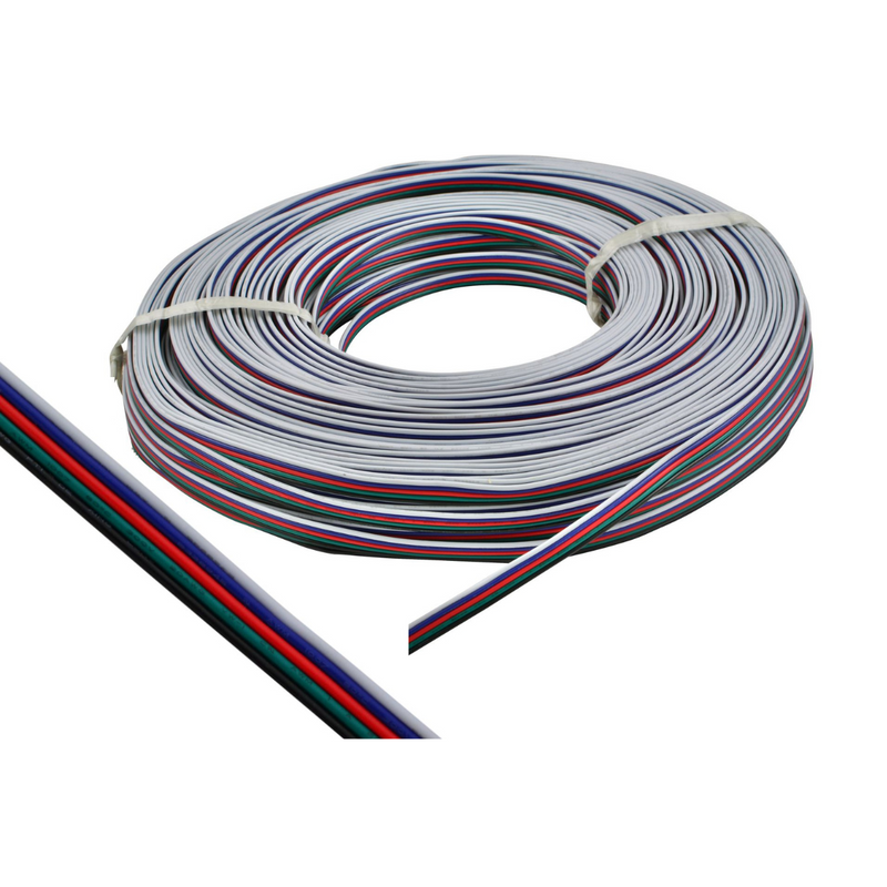Kaabel RGBW 5x0.5mm 12V/24V jaoks