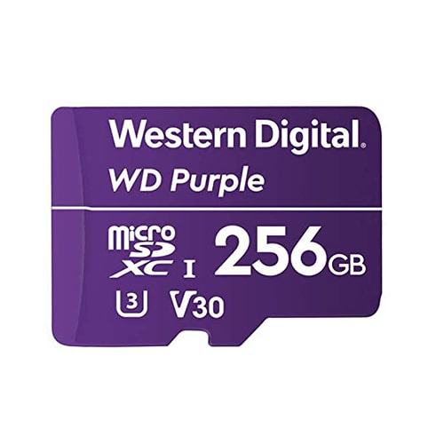 Карта памяти MicroSDHC 256 Гб WD Purple