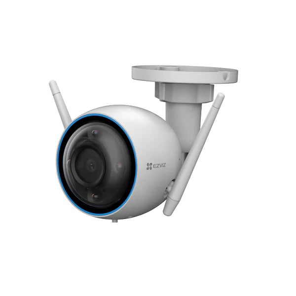 Ezviz H3 ārtelpu Viedā 3K videokamera ar cilvēku un mašīnu uztveršanu, krāsainu nakts redzamību, sirēnu, trauksmes gaismu, IP67, divvirzienu audio