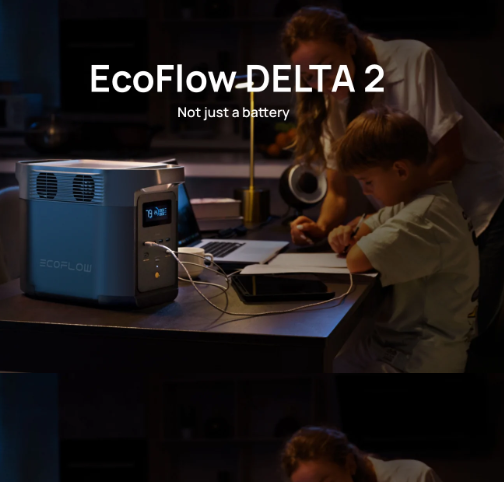 EcoFlow DELTA 2 mobil laddstation/batteri - 1800 W batterikapacitet 1024Wh