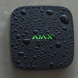 AJAX bezvadu ūdensplūdu detektors LeaksProtect Melnā krāsā