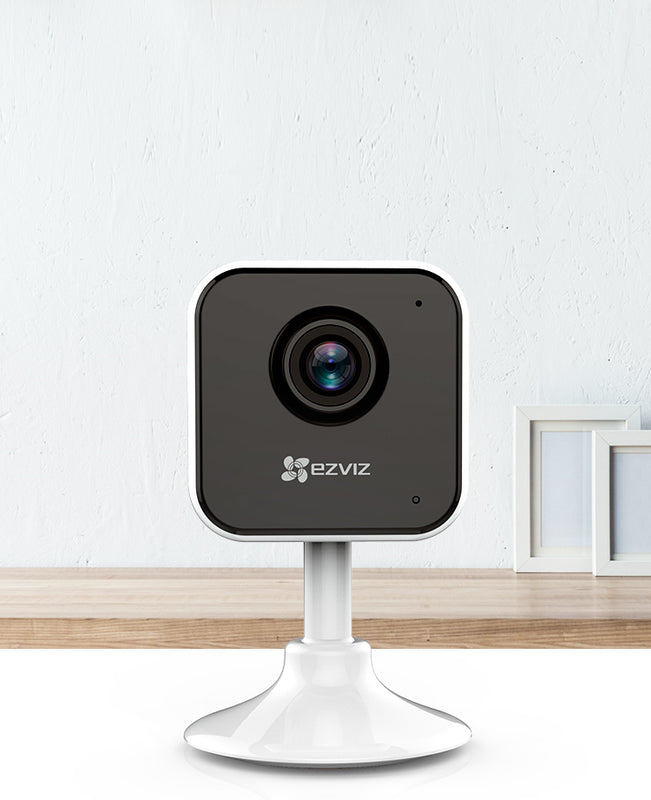 EZVIZ H1C Wi-Fi indoor video camera, 2 Mpix, 2.8 mm @ F2.0, 130°, 1920 x 1080 @20fps, 5V DC via USB, Built-in Micro SD/SDHC/SDXC slot, up to 256 GB 