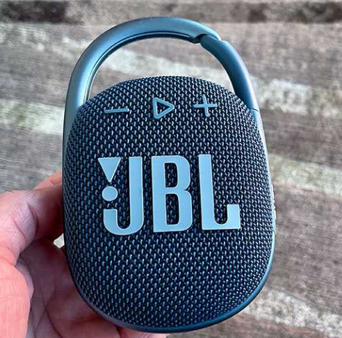 JBL 5W Bluetooth portatīvais skaļrunis Clip 4, 100Hz – 20kHz, 85 dB, IP67, 239 g, zils