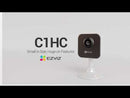 EZVIZ H1C Wi-Fi indoor video camera, 2 Mpix, 2.8 mm @ F2.0, 130°, 1920 x 1080 @20fps, 5V DC via USB, Built-in Micro SD/SDHC/SDXC slot, up to 256 GB 