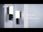 EZVIZ фасадная уличная видеокамера LC3 с разрешением 2K+ с функцией обнаружения людей и двусторонней аудиосвязью, встроенная память 32GB eMMC