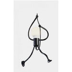 Takarmatur med figurativ design, svart, med E27-sockel (1 st), max 40W, IP20, kabel 1,5m