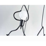 Takarmatur med figurativ design, svart, med E27-sockel (1 st), max 40W, IP20, kabel 1,5m