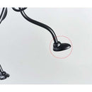 Griestu gaismeklis ar figurālu dizainu, melns, ar E27 cokolu (1 gab), max 40W, IP20, vads 1.5m