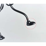 Takarmatur med figurativ design, svart, med E27-sockel (1 st), max 40W, IP20, kabel 1,5m