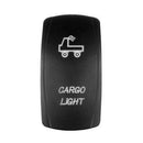Light Switch with Indicator "CARGO LIGHT" 12V/24V, 25x45 mm Mounting size: 20x33 mm, IP20
