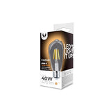 E27 4W (470Lm) LED glödlampa, ST64, COG klar, varmvitt ljus 2700K
