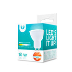 GU10 1W(90Lm) Forever LED-lampa, IP20, kallvitt ljus 6000K
